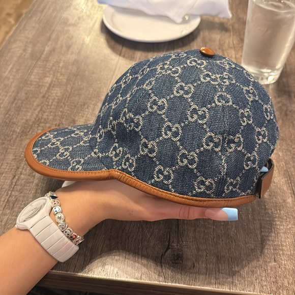 GUCCI BASEBALL JEAN CAP - Picture 3 of 5